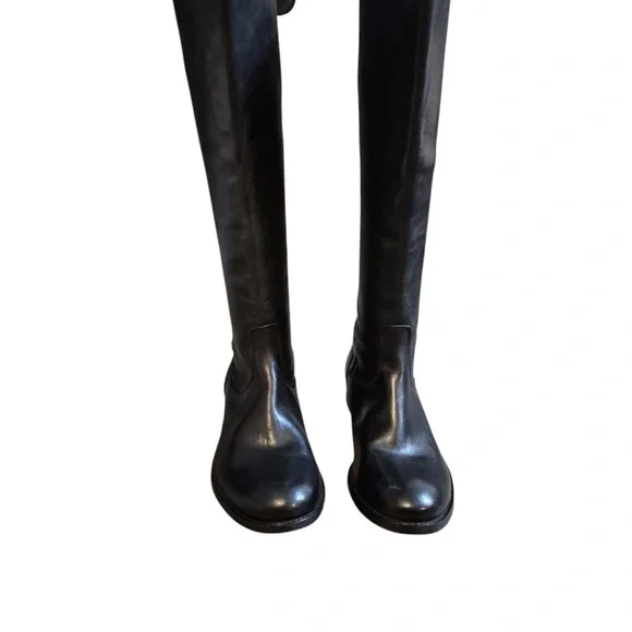 Black FRYE boots size  6 B style 3471368 Melissa Button back zipper - Picture 5 of 6